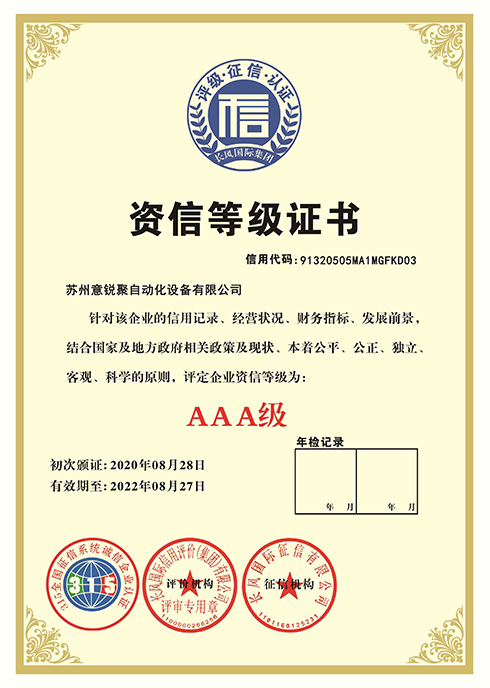 资信等级（已过期）